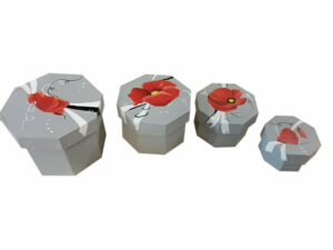boites gigogne coquelicot