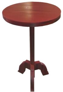 guéridon imitation bois